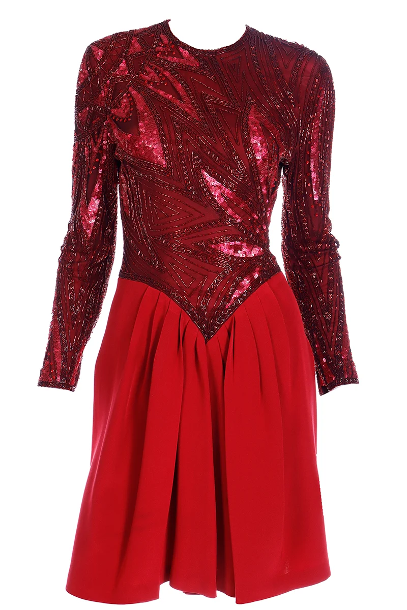 Bob Mackie Red Dress