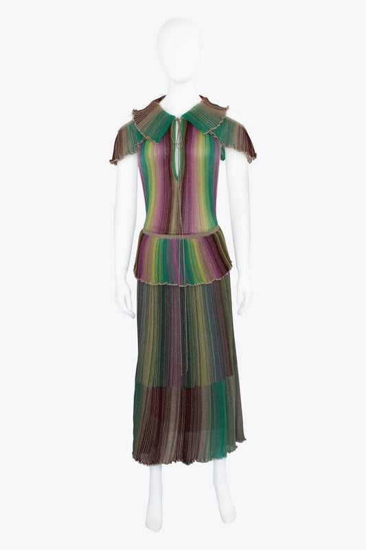 Missoni Rainbow Striped Maxi Dress