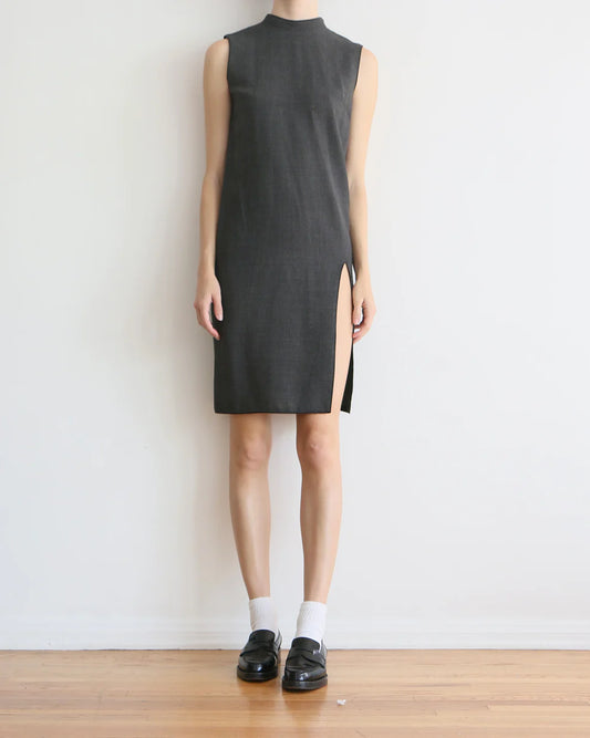 Miu Miu Grey 1993 Slip Dress