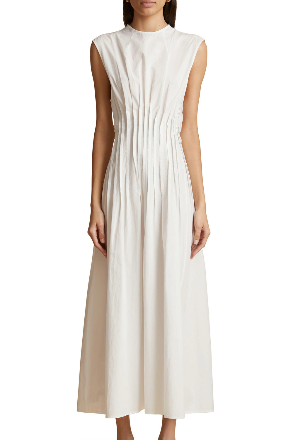 Khaite White Dress