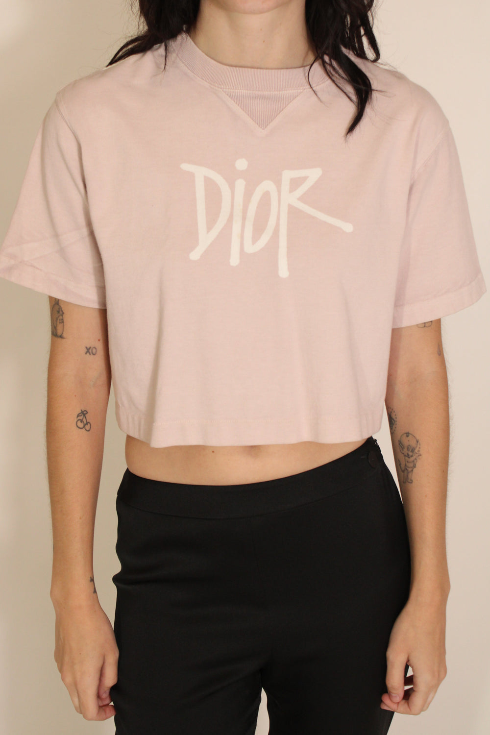 Christian Dior Light Pink "DIOR" Top