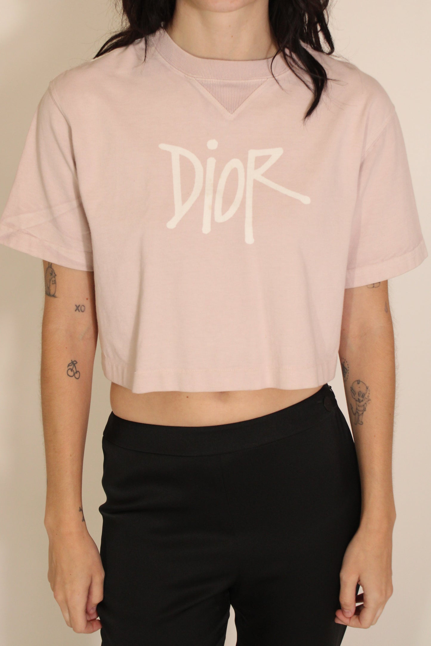 Christian Dior Light Pink "DIOR" Top