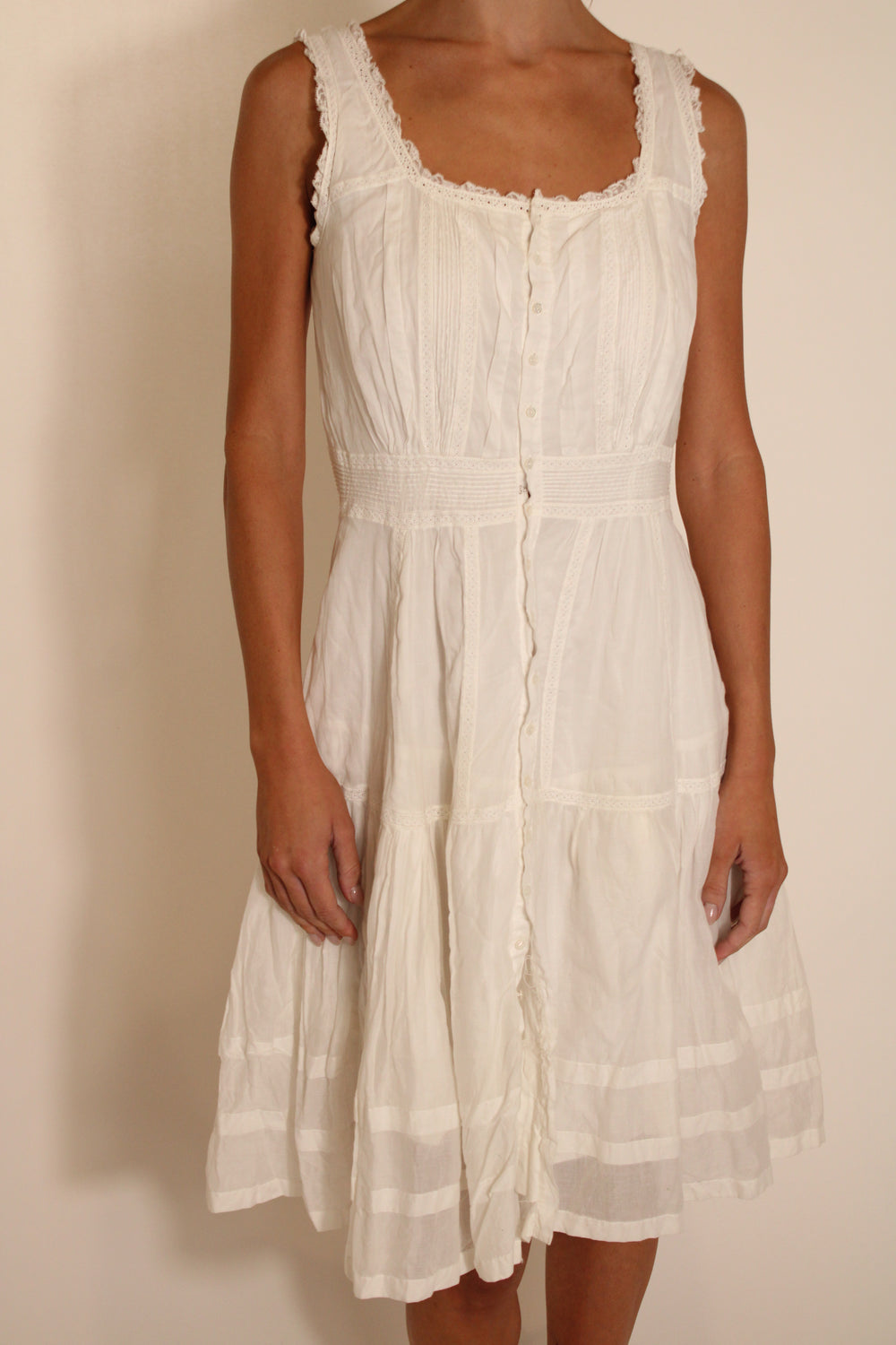 Ralph Lauren White Linen Dress
