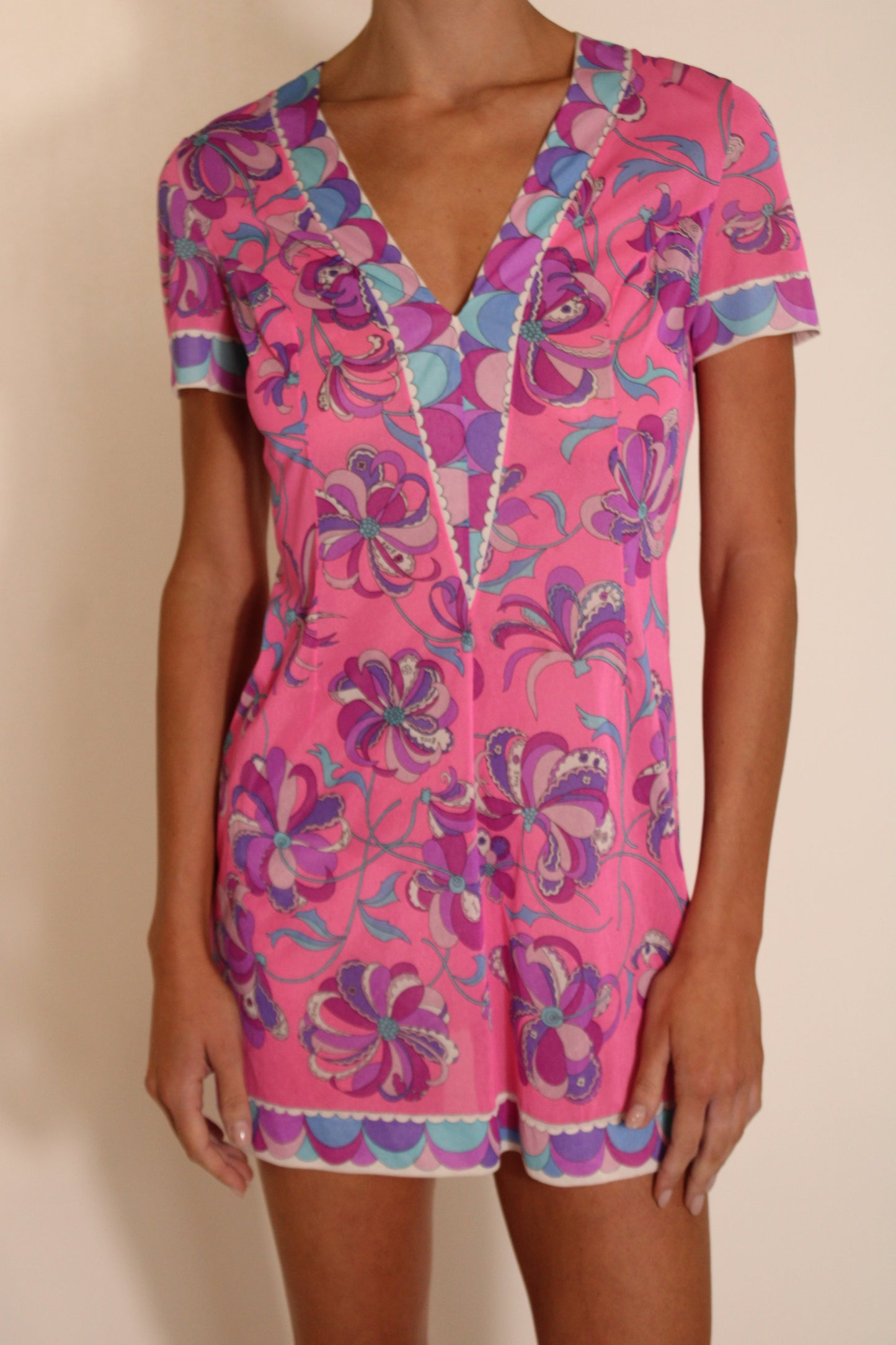 Pucci Pink & Purple Mini Dress