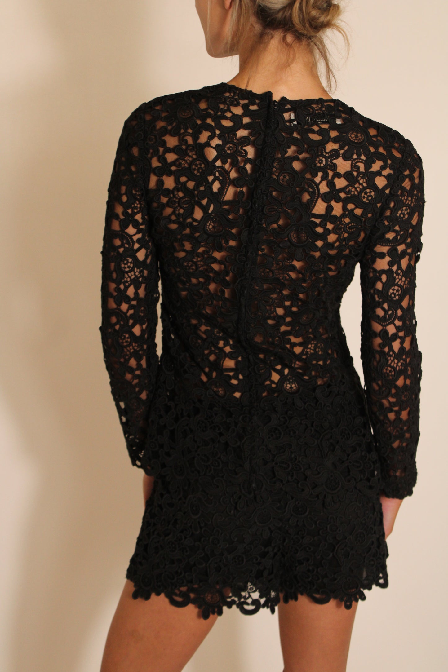 Valentino Black Crochet 2 Piece Set