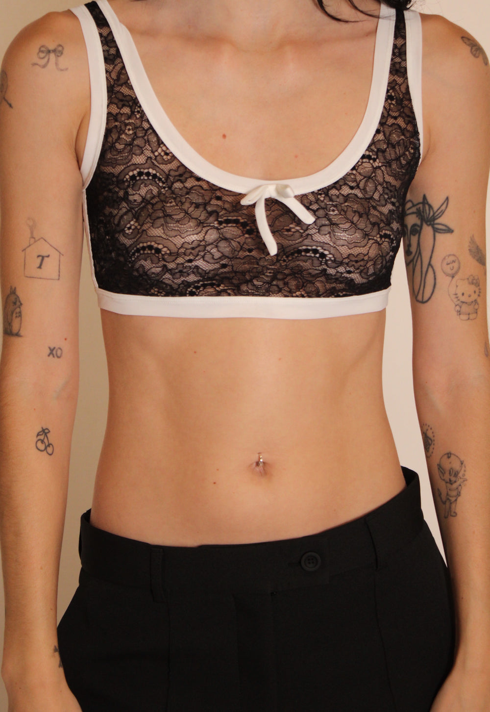 Miu Miu Sheer Bra Top