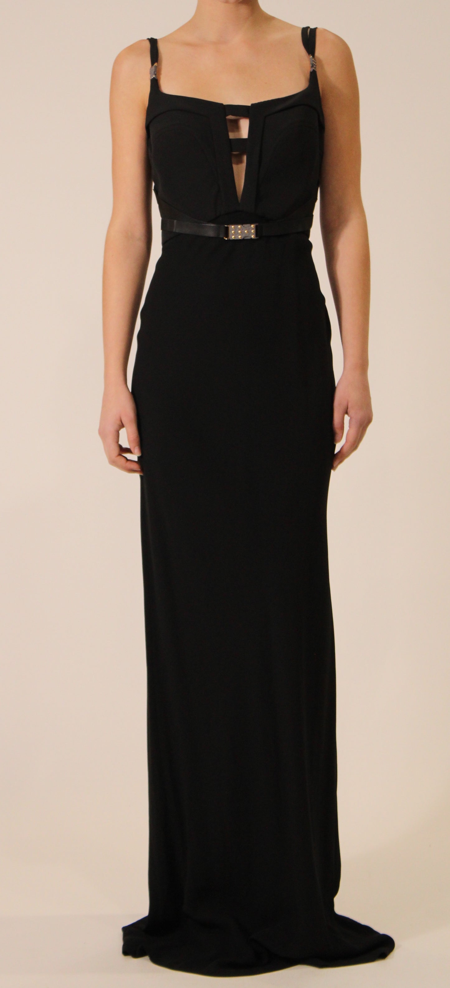 Versace Black Gown