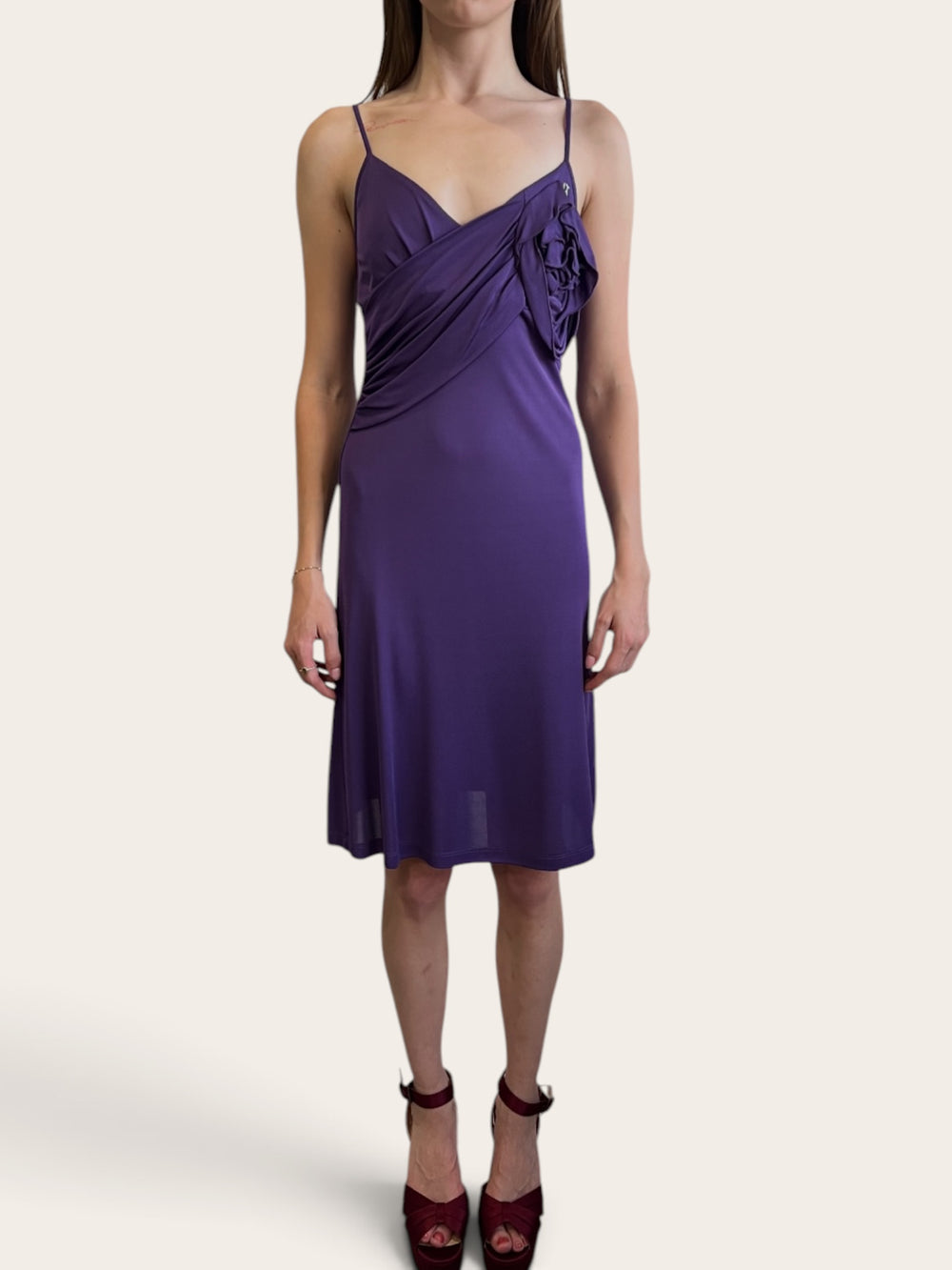 Galliano Purple Dress