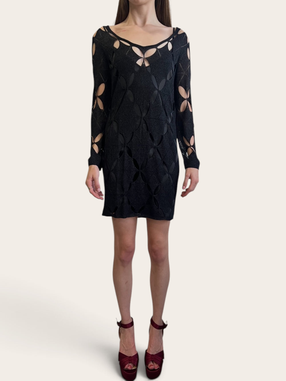 Galliano Black Dress