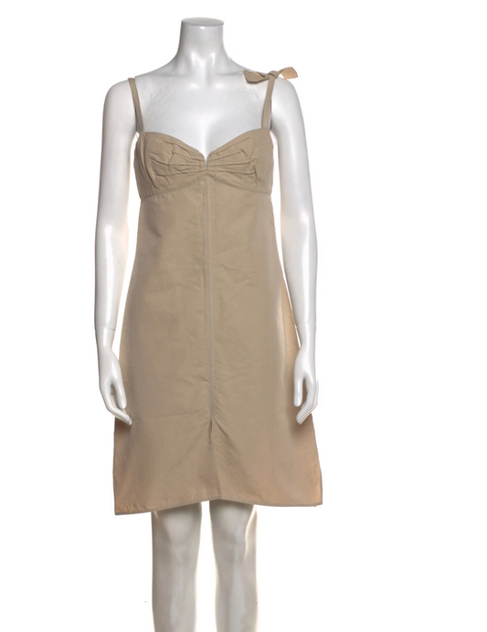 Jil Sander Beige Slip Dress