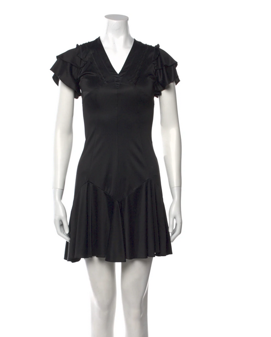 Dolce & Gabbana Black A-Line Mini Dress