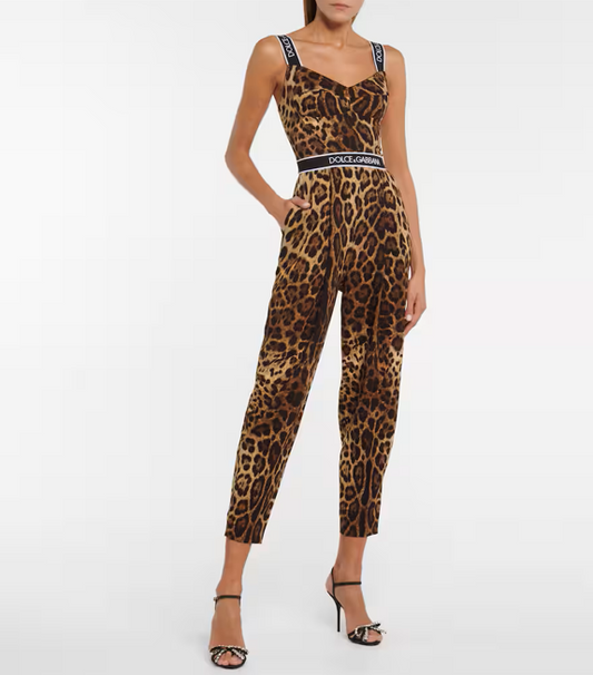 Dolce & Gabbana Cheetah Print Jumpsuit