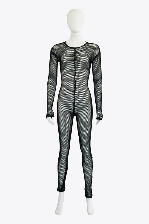 Bohemian Society Black Fishnet Jumpsuit