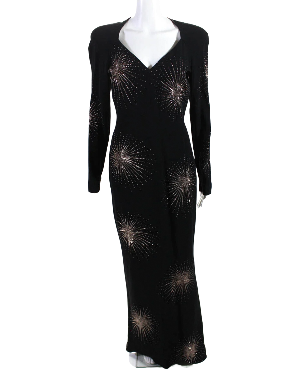 Stella McCartney Black Rhinestone Dress