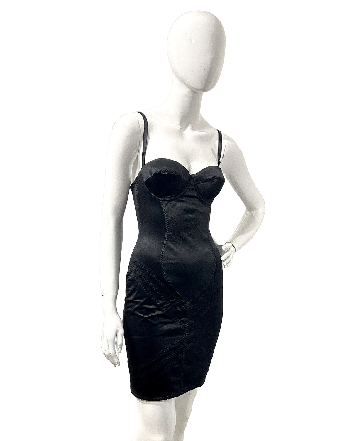 Jean Paul Gaultier Black Bustier Dress