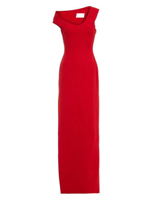 Solace London Red Slit Gown