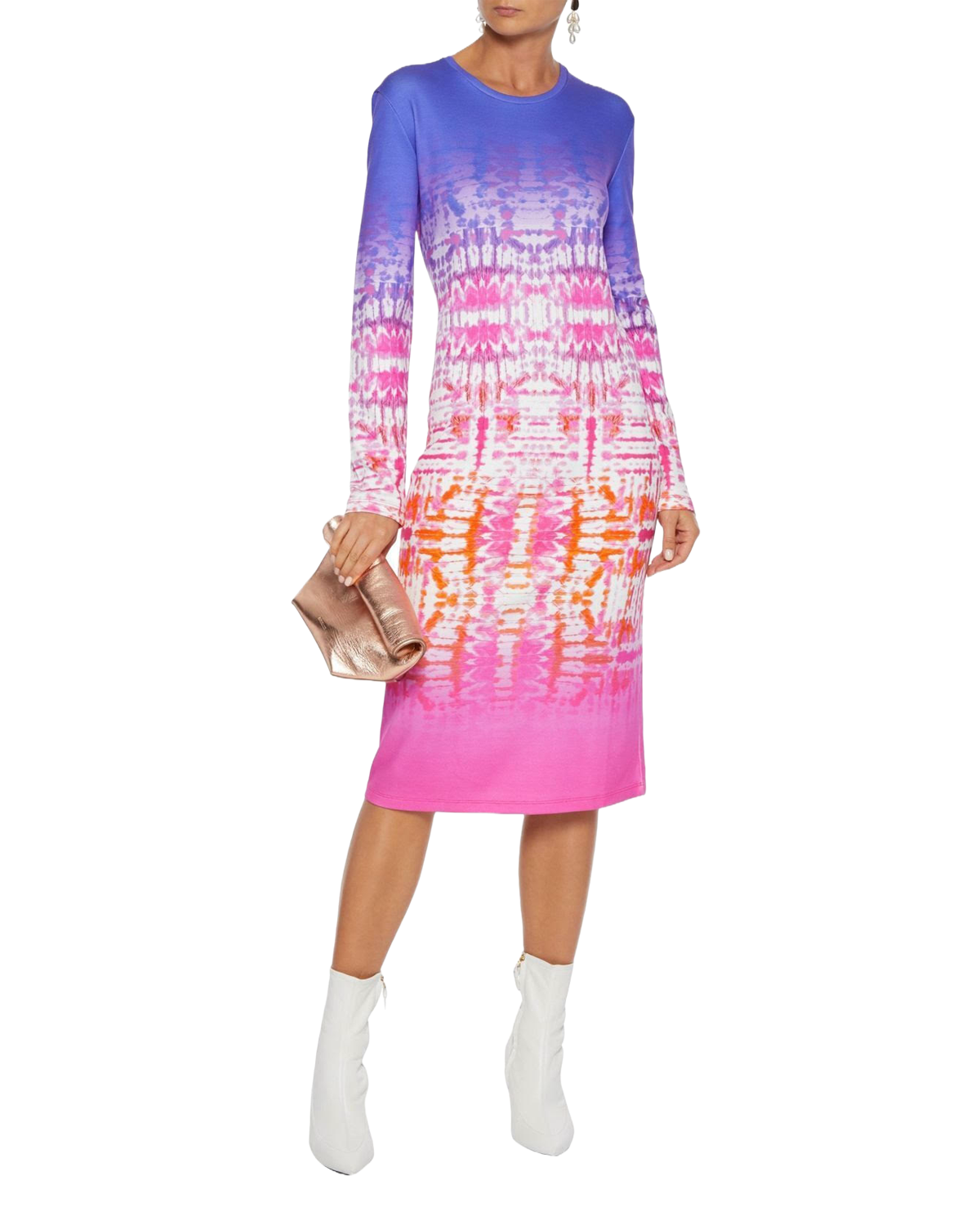 Prabal Gurung Pink and Purple Ombre Dress