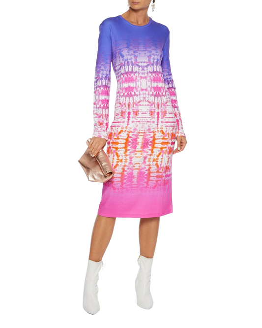 Prabal Gurung Pink and Purple Ombre Dress