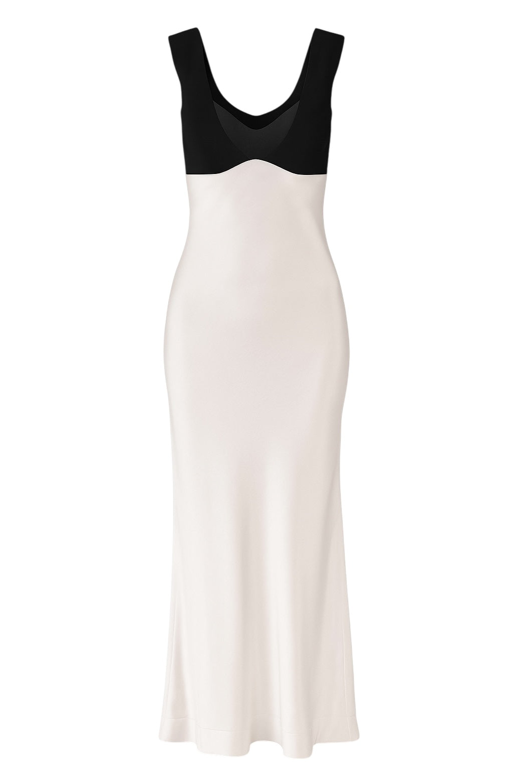 brandon maxwell silk maxi dress
