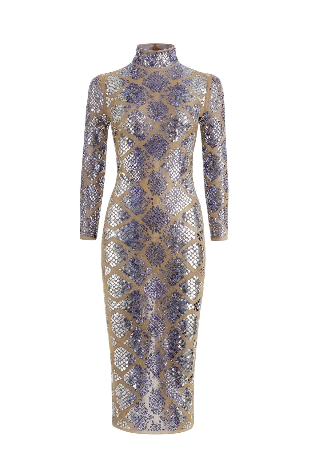 david koma long sleeve plexi embellished dress