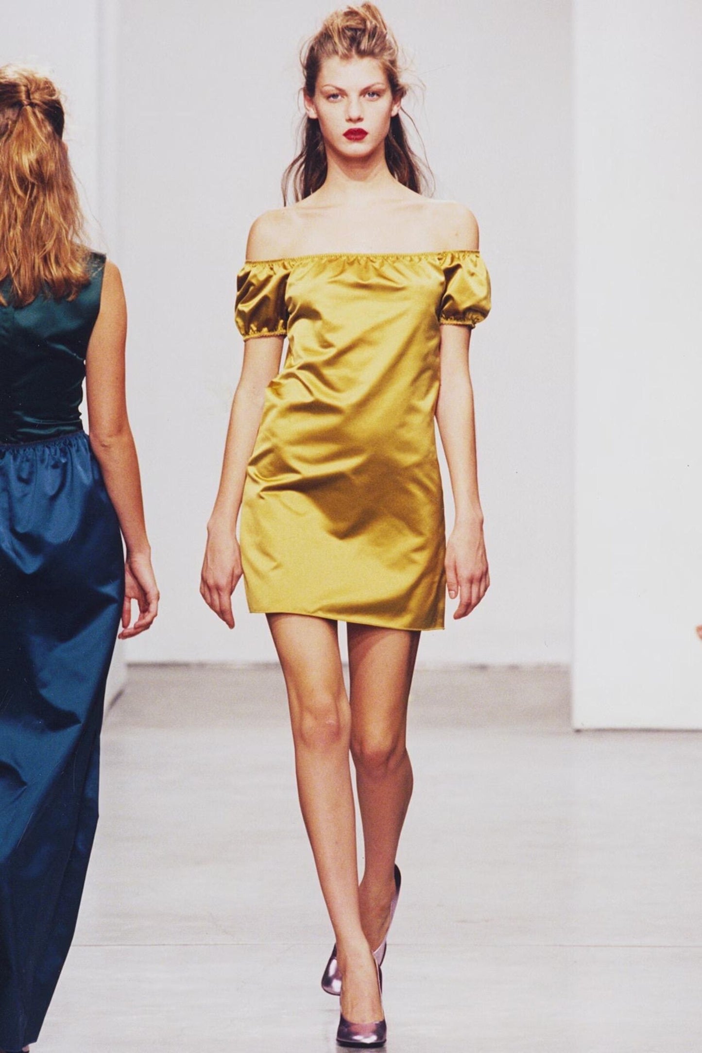 Miu Miu S/S1998 Yellow Mini Dress