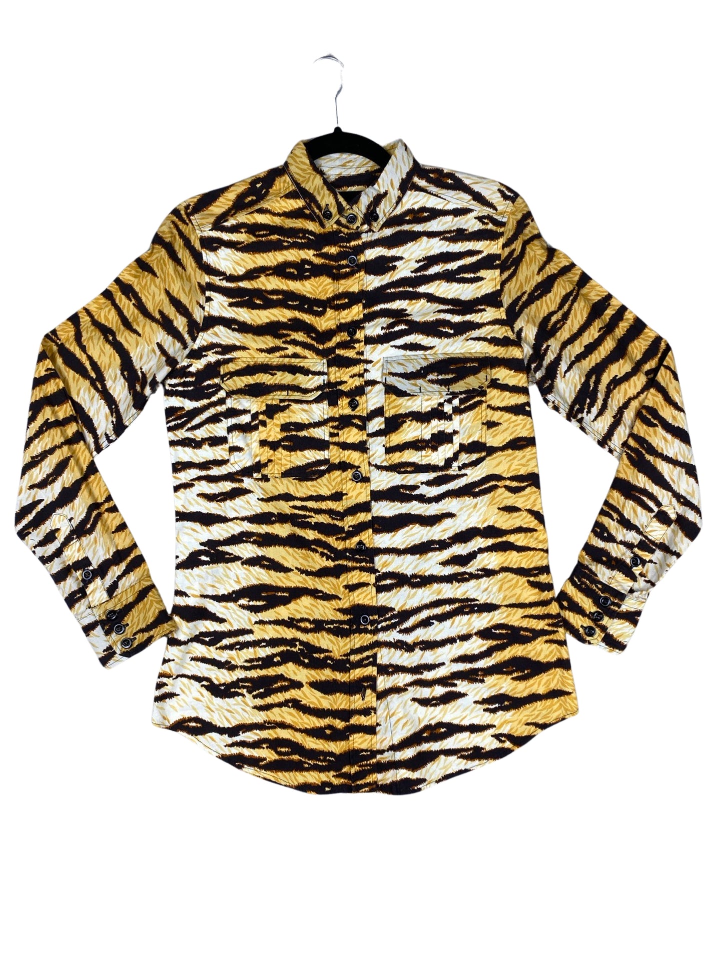 Dolce & Gabbana Tiger Printed Button Up