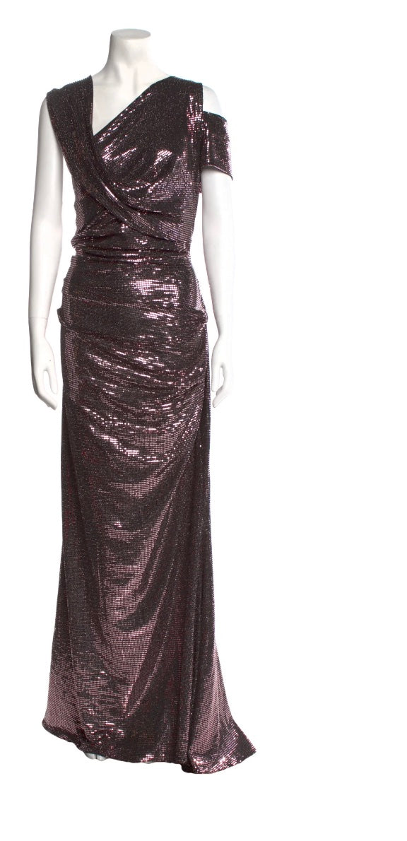 Talbot Runhof Metalic Gown