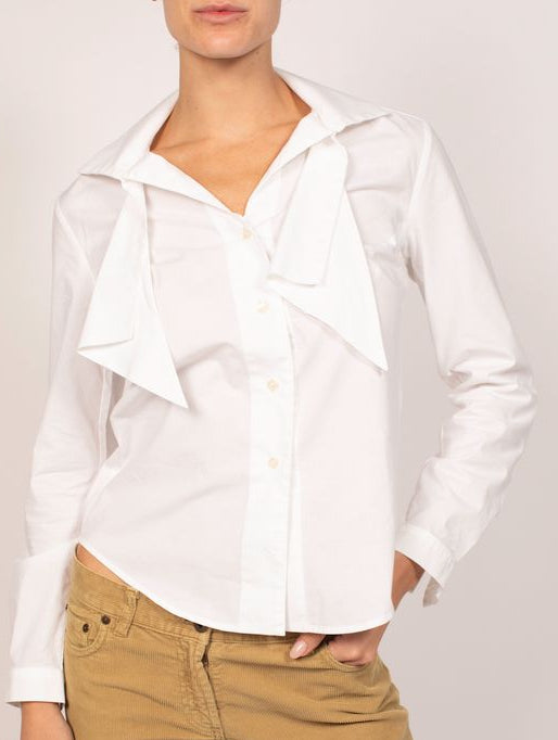 Vivienne Westwood White Undone Tie Button Up