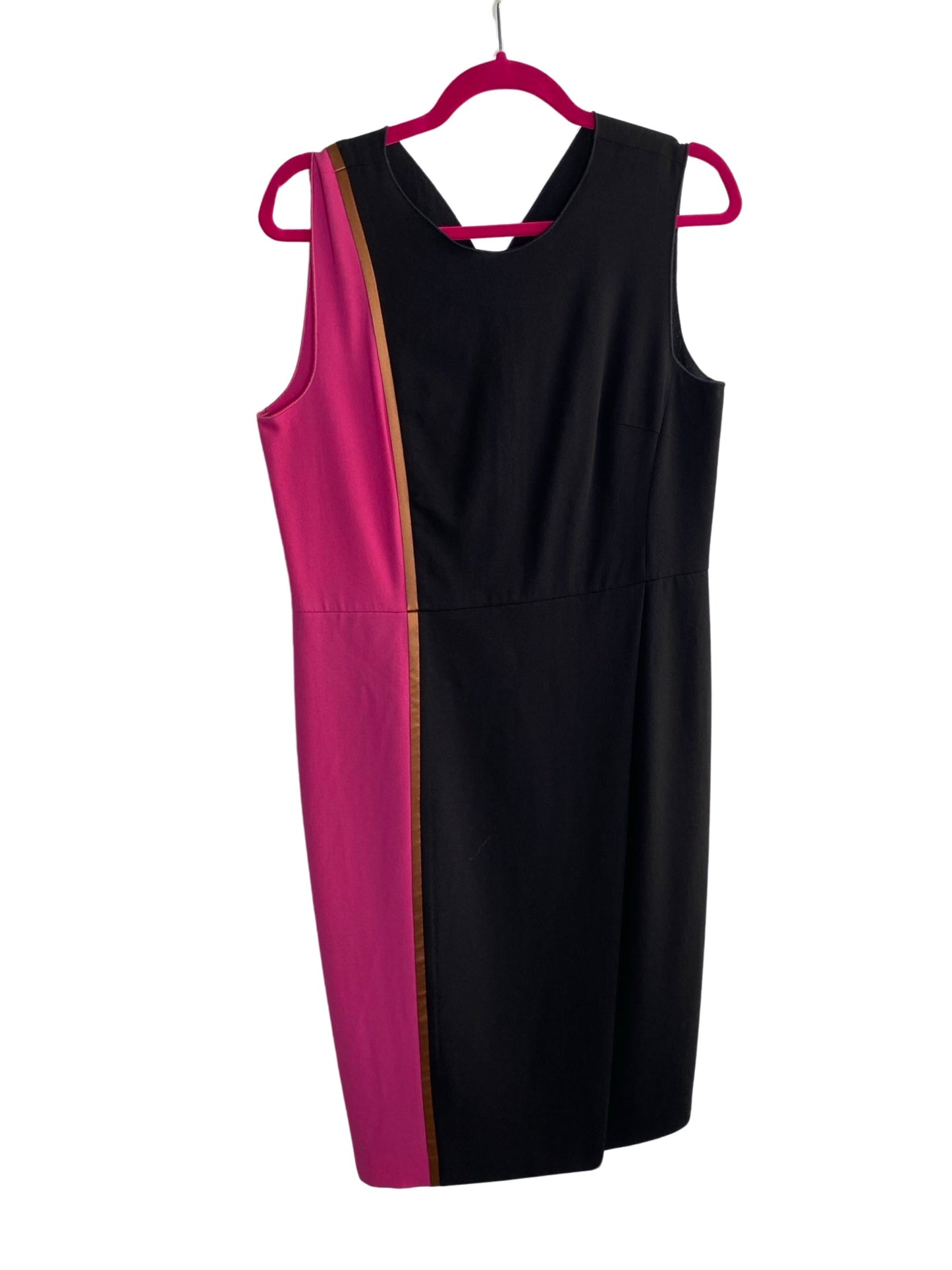 Ferragamo Black & Pink Dress