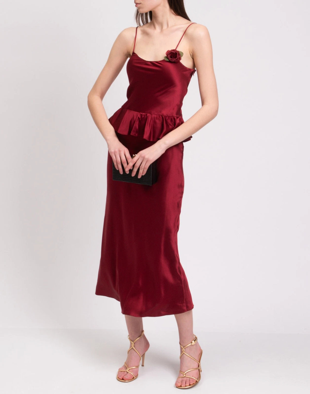 Rodarte Red Silk Dress