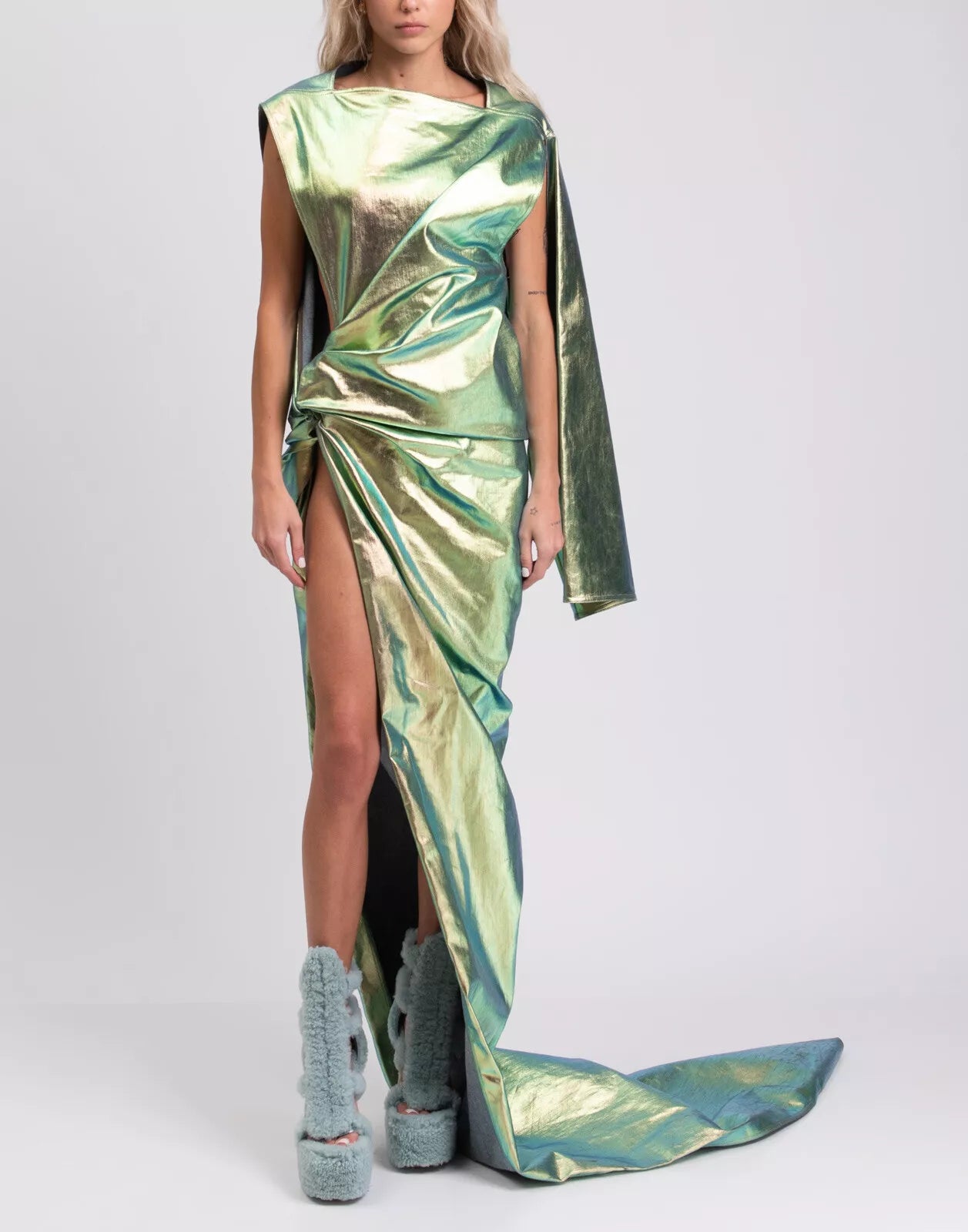 Rick Owens Green Gown