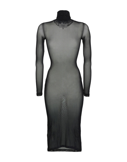 MAISON MARGIELA Tulle Bodycon Dress