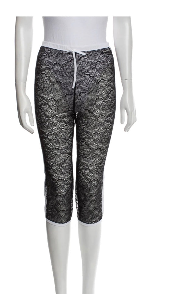 Miu Miu 2021 Sheer Capris & Matching Tops