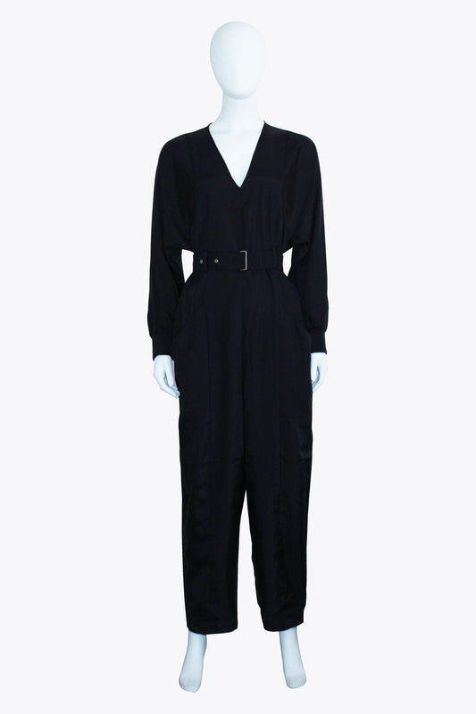 Tibi Black Jumpsuit With Belt