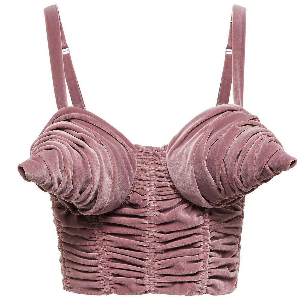 Jean Paul Gaultier Purple Velvet Cone Corset