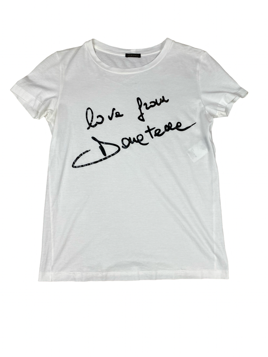 Versace White "Love for Donetello" T-Shirt