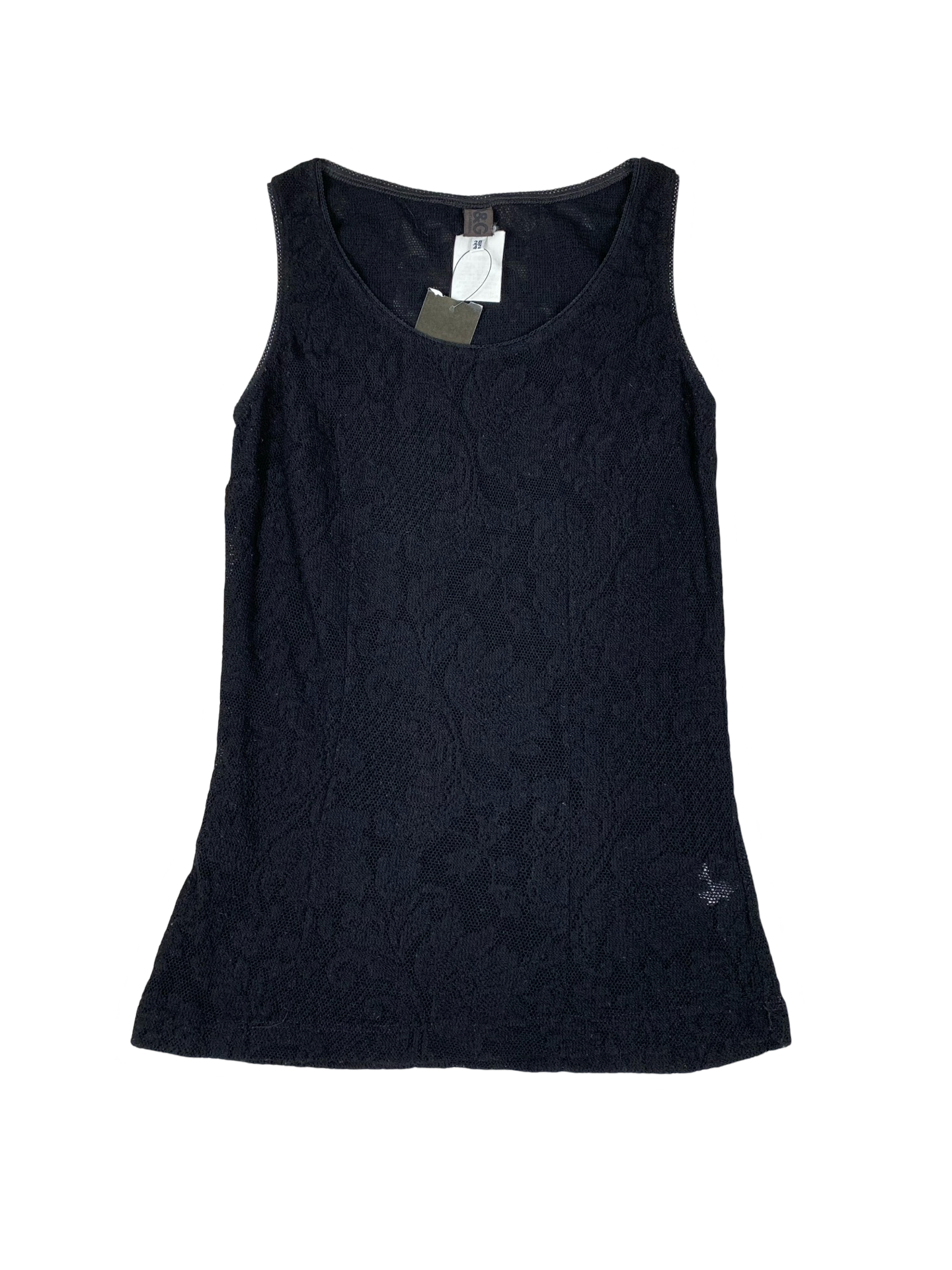 Dolce & Gabbana Black Lace Tank Top