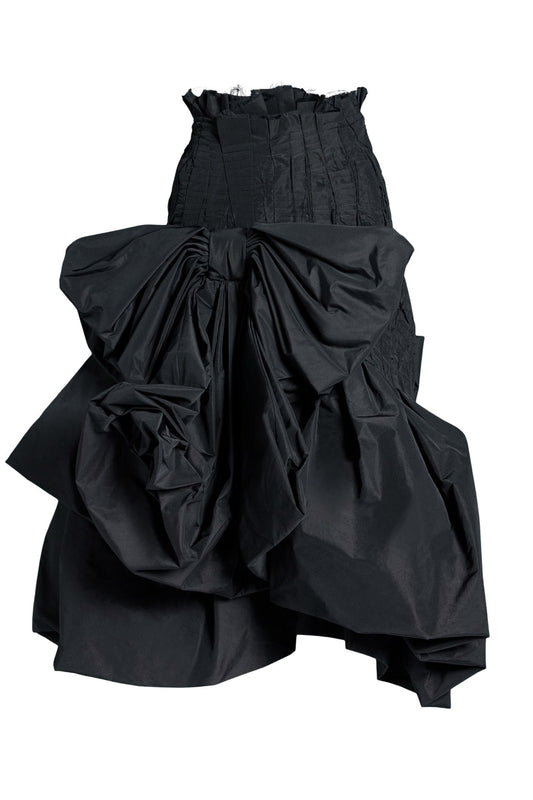 Maison Margiela Black Bow Midi Skirt