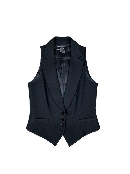 Versace Black Vest