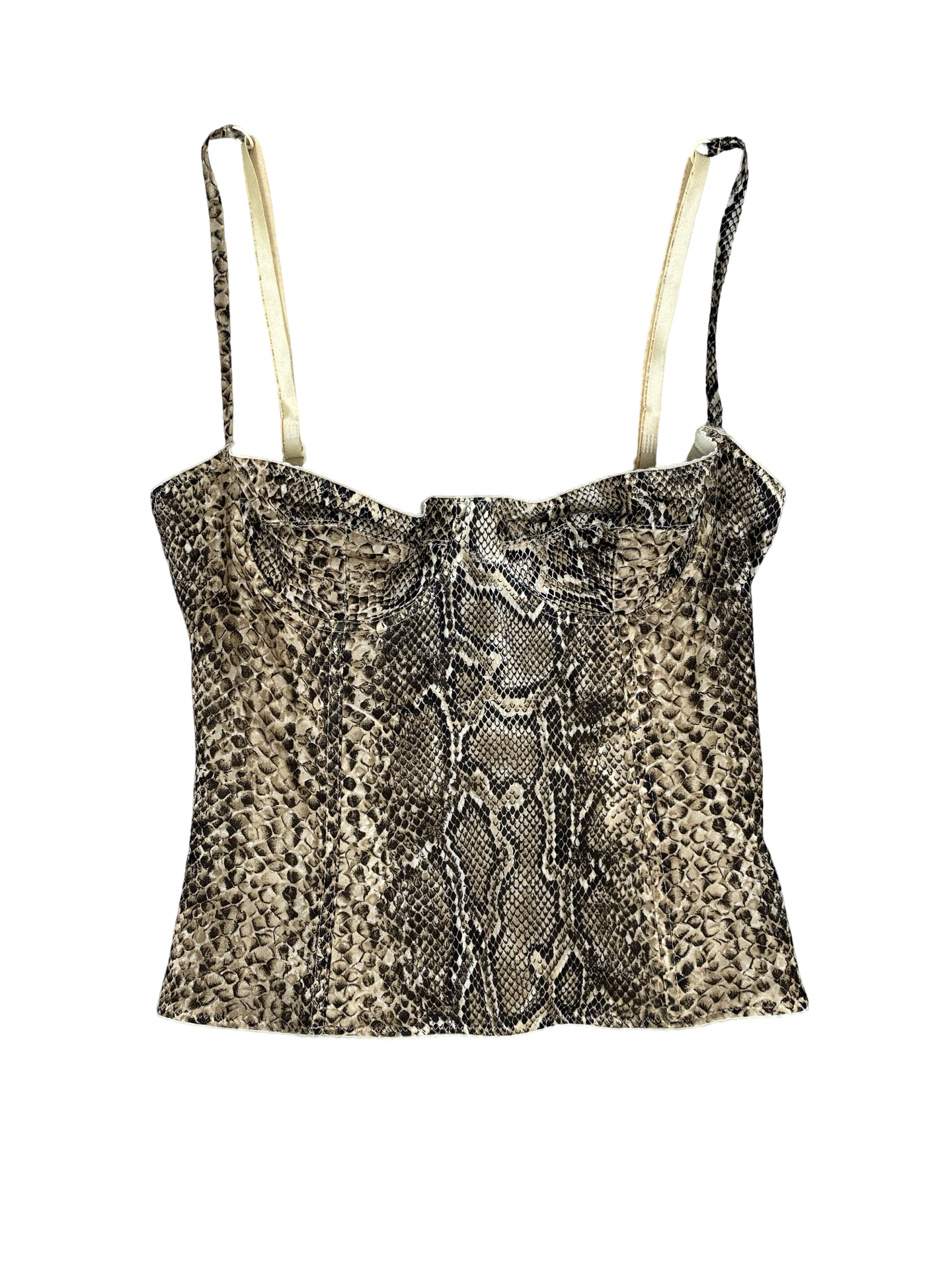 Dolce & Gabbana Snake Skin Bustier Top