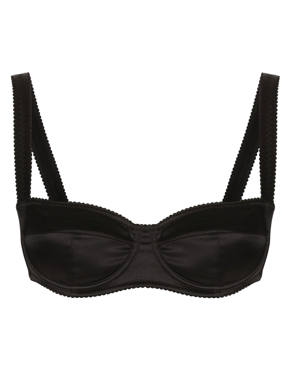 Dolce & Gabbana Black Bra & High Waisted Mini Shorts Set