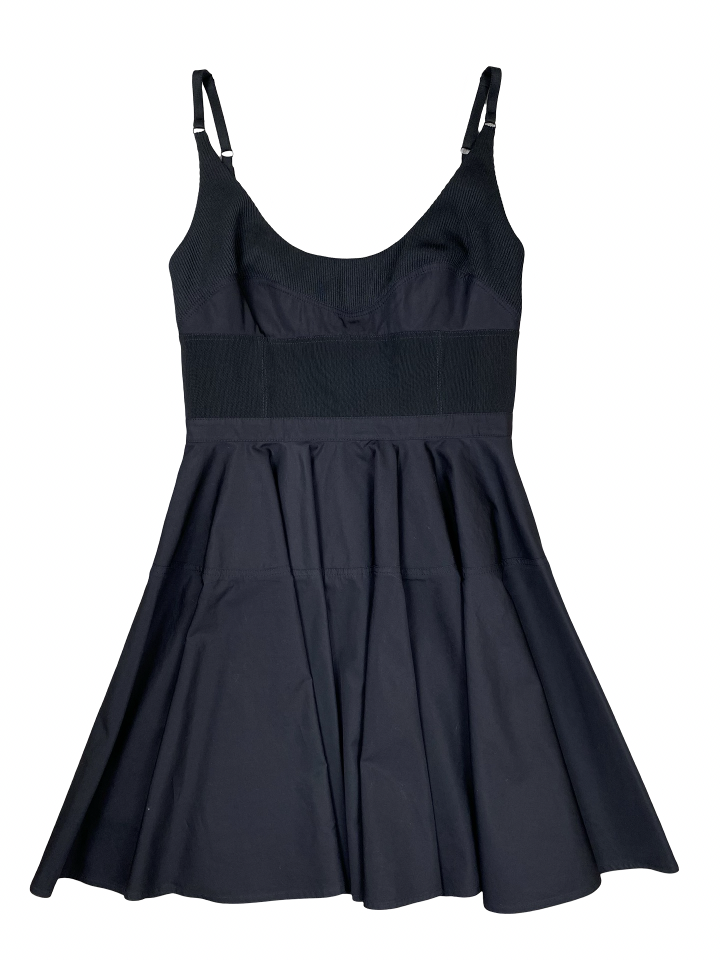 Alexander Wang Black Fit n Flare Sleeveless Dress