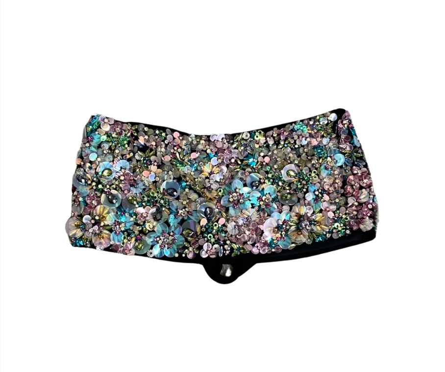 Valentino Buttons Mini Skirt
