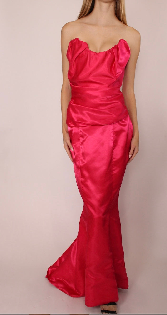 Vivienne Westwood Pink 2 Piece Corset Set